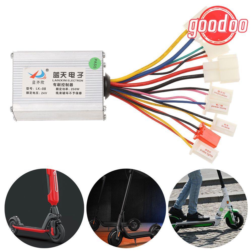 Bộ điều khiển chải GOODOO 250W / 350W / 500W / 800W Phụ kiện xe đạp điện DC Động cơ xe đạp điện