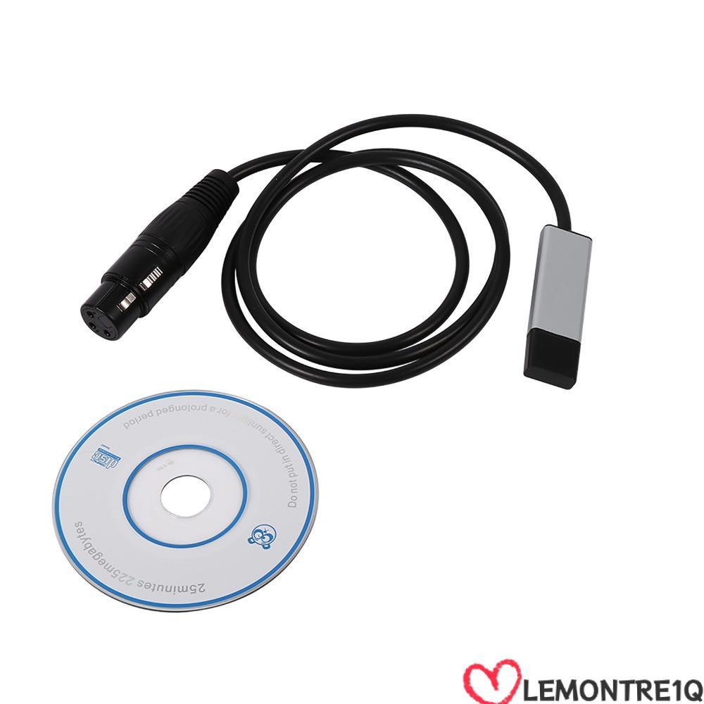 Giao diện LEMONTREE USB sang DMX, Bộ chuyển đổi USB sang DMX Mini 1m / 39,37 inch, Bộ điều khiển DMX