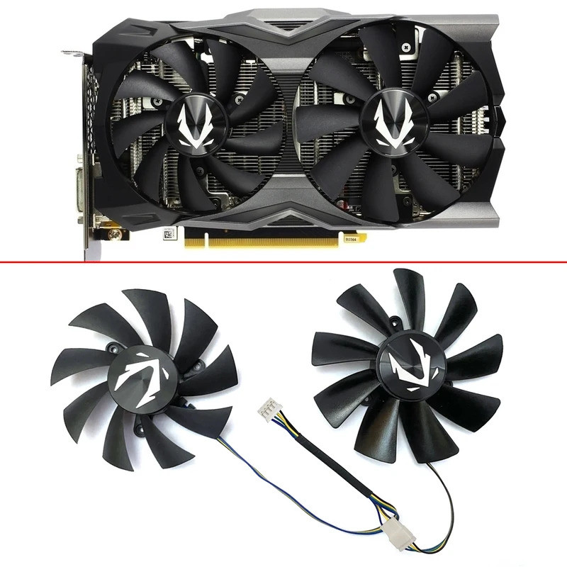 Mới 87MM 100MM GAA8S2U GA92S2H 12V 0.45A 4PIN GeForce RTX2070 GPU Quạt Làm Mát Cho ZOTAC RTX2070 RTX