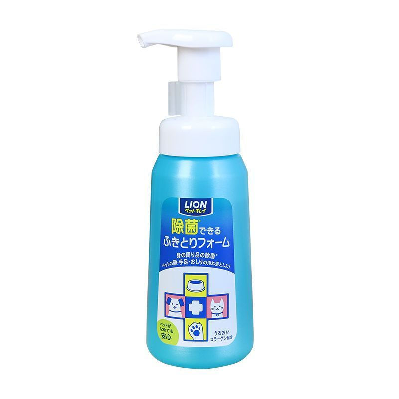 Pet Dog Foot Cleaner Japanese Bacteria Stock-up No-Rinse Shampoo Foam New Year Imported Shampoo lion