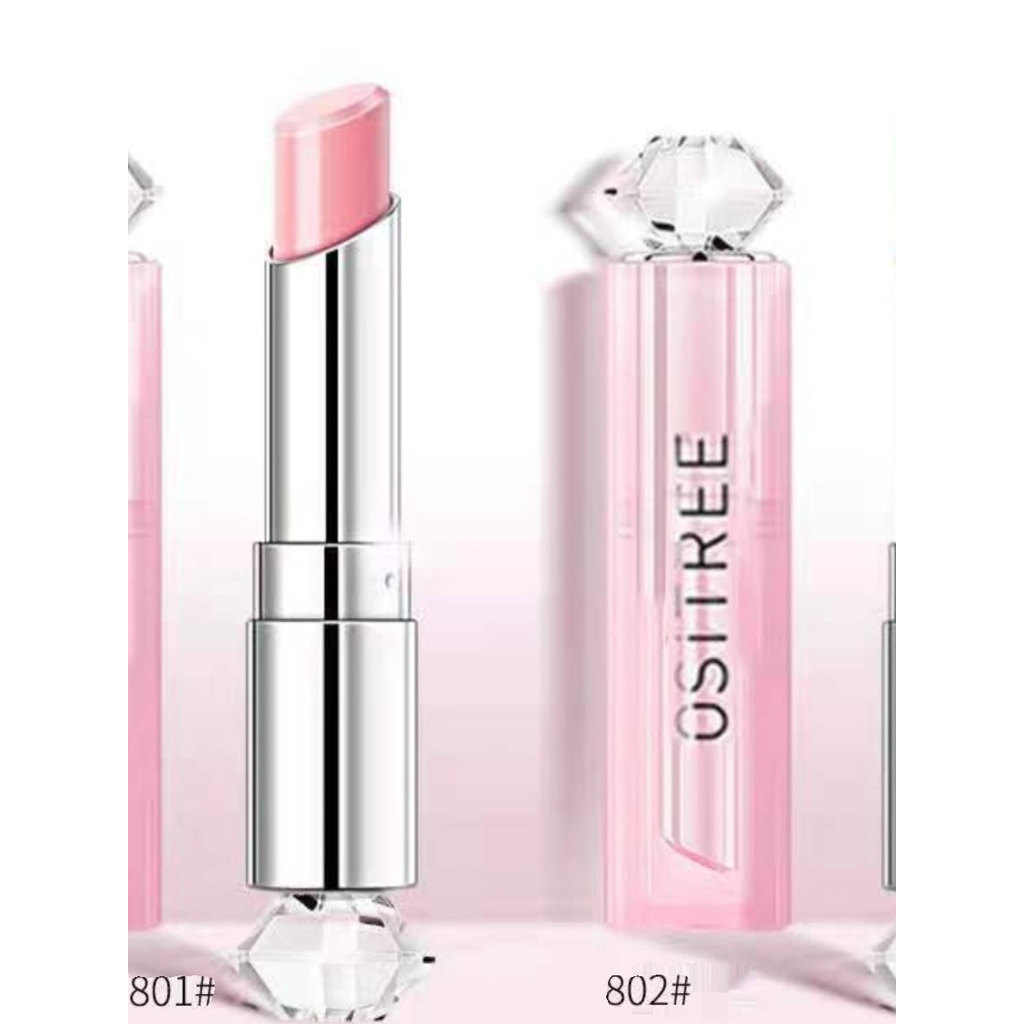 Ositree Ositree Flower Kiss Son môi đổi màu Son môi dưỡng ẩm dưỡng ẩm Hồng dịu dàng Thermochromic ng