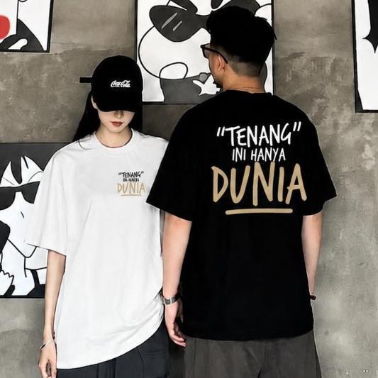 Luvoro 2026 Cotton Retro Quá Khổ Áo Thun Vải Mềm Thông Gió Tốt Đen Trắng Tay Ngắn C3150