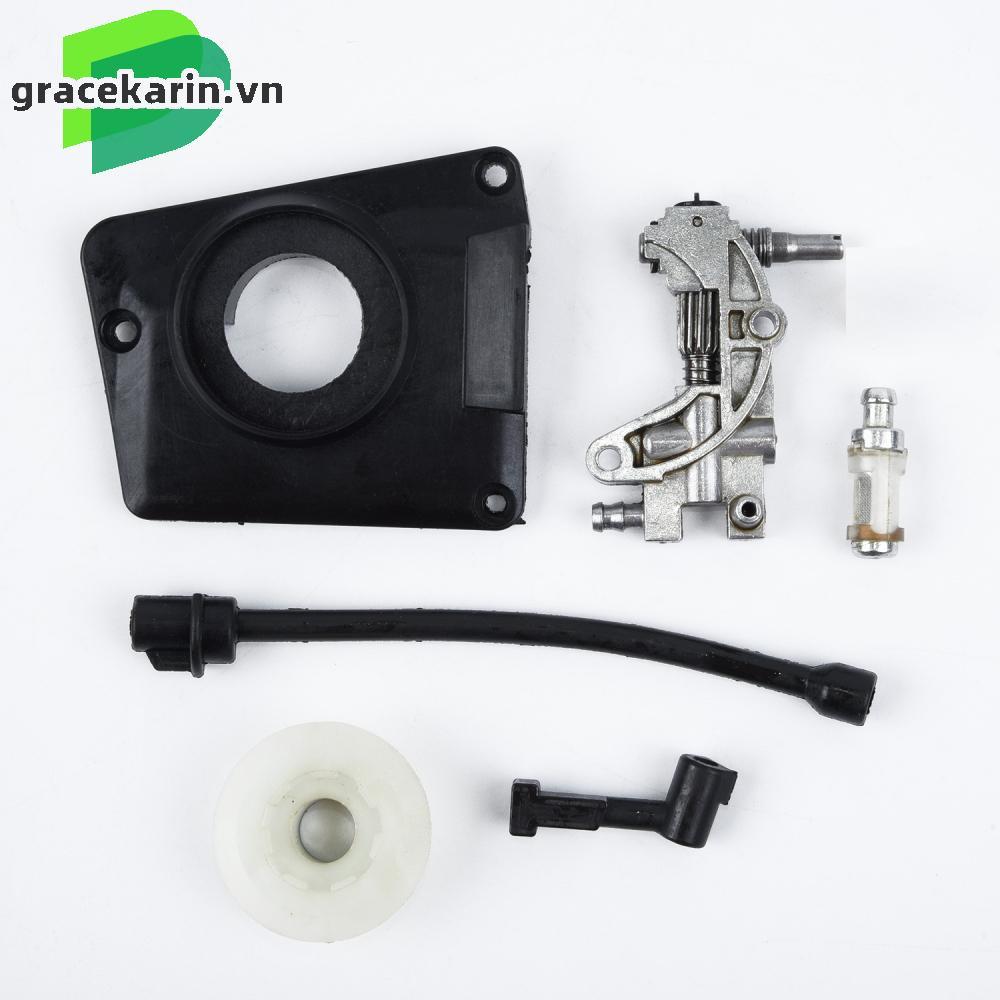 [GRCEKRIN-VN]Replacement Oil Drive Filter Pump Kit For 45CC 52CC 58CC Chainsaw Spare Parts