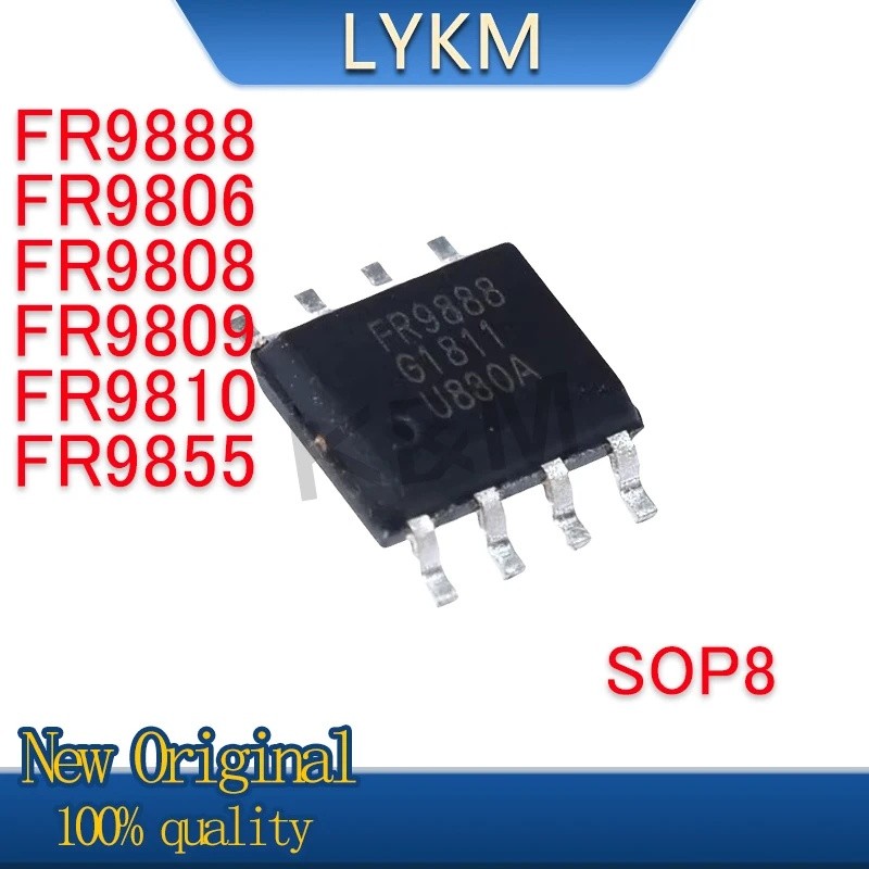 5 CHIẾC FR9888 FR9806 FR9808 FR9809 FR9810 FR9855 SOP8 chip nguồn pha lê lỏng Còn hàng Bán buôn