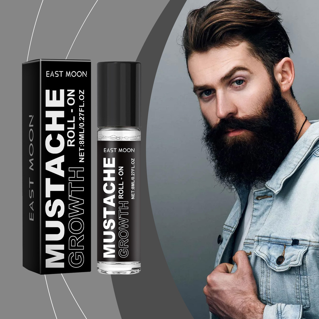 [Hàng có sẵn] Men 's Beard Care Rollerball Men 's Nourishing Dense Beard Root Beard Care Solution WJ