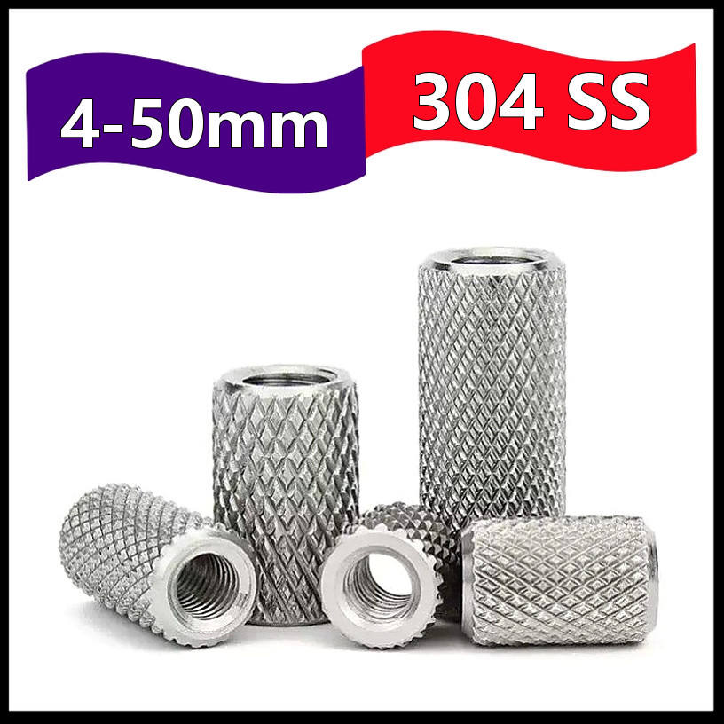 Đai ốc ngón tay cái có dây M2-M16 L4-50mm SUS304 Thép không gỉ cho các dự án điện tử & DIY [FGH-R]