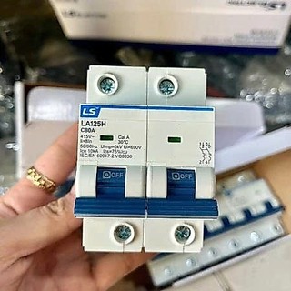 Cầu Dao Tự Động, CB Tép 2 pha LS LA63N 2P 80A,100A,125A