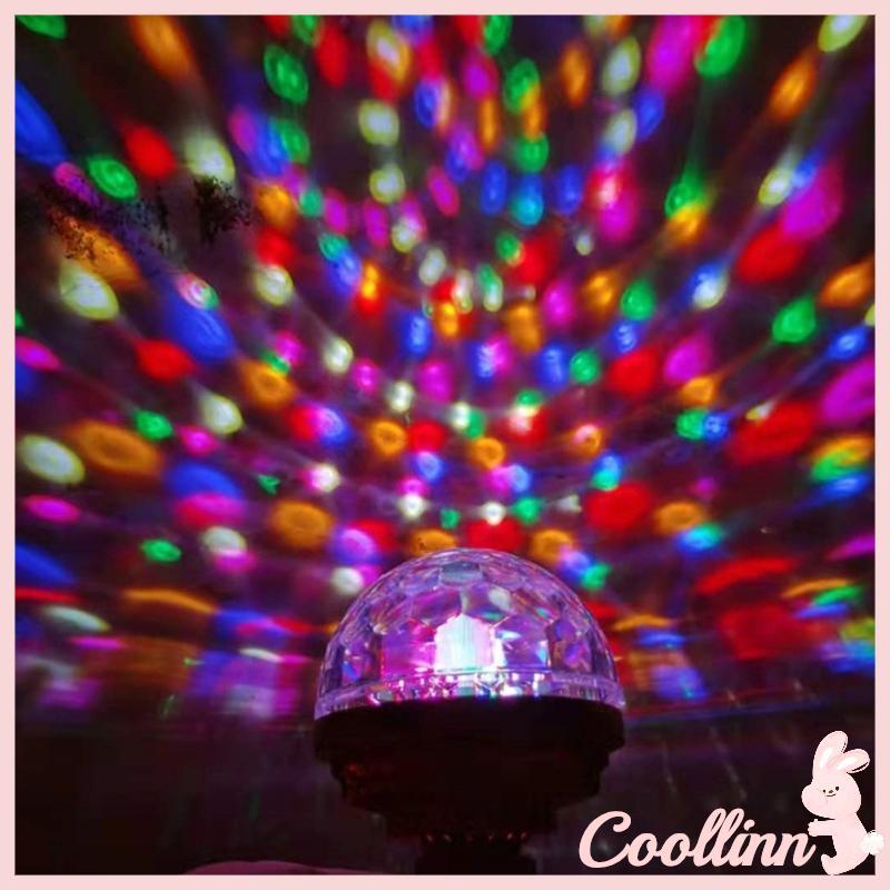 COO Multi Crystal Disco Light Party Atmosphere Light Ánh sáng xoay đầy màu sắc