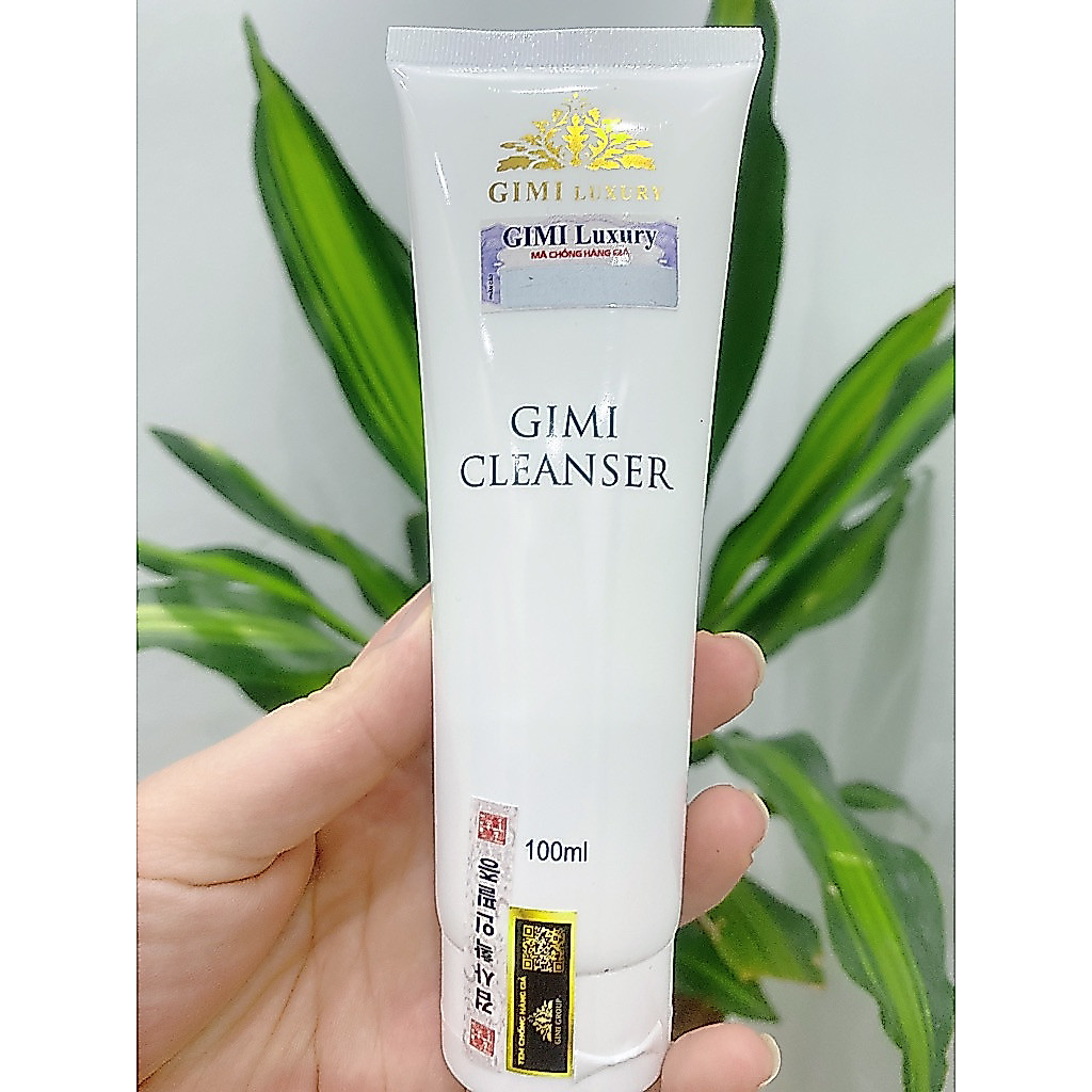 (Chính hãng 💯%) Sữa rửa mặt GiMi Luxury 100ml chính hãng( 1 tuýp)