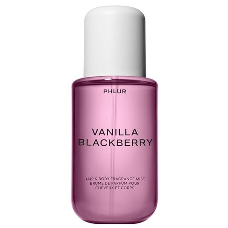 PHLUR Vanilla Blackberry Body Mist, 8 Fl Oz - Hair and Body Perfume | Vanilla Perfume Body Spray wit