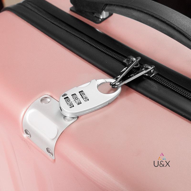 U & X 3 Chữ Số Mật Khẩu Lo Ký Túc Xá Tủ Lo Bapa Dây Kéo Lo Hành Lý Padlo Di Động Mã Lo MỚI