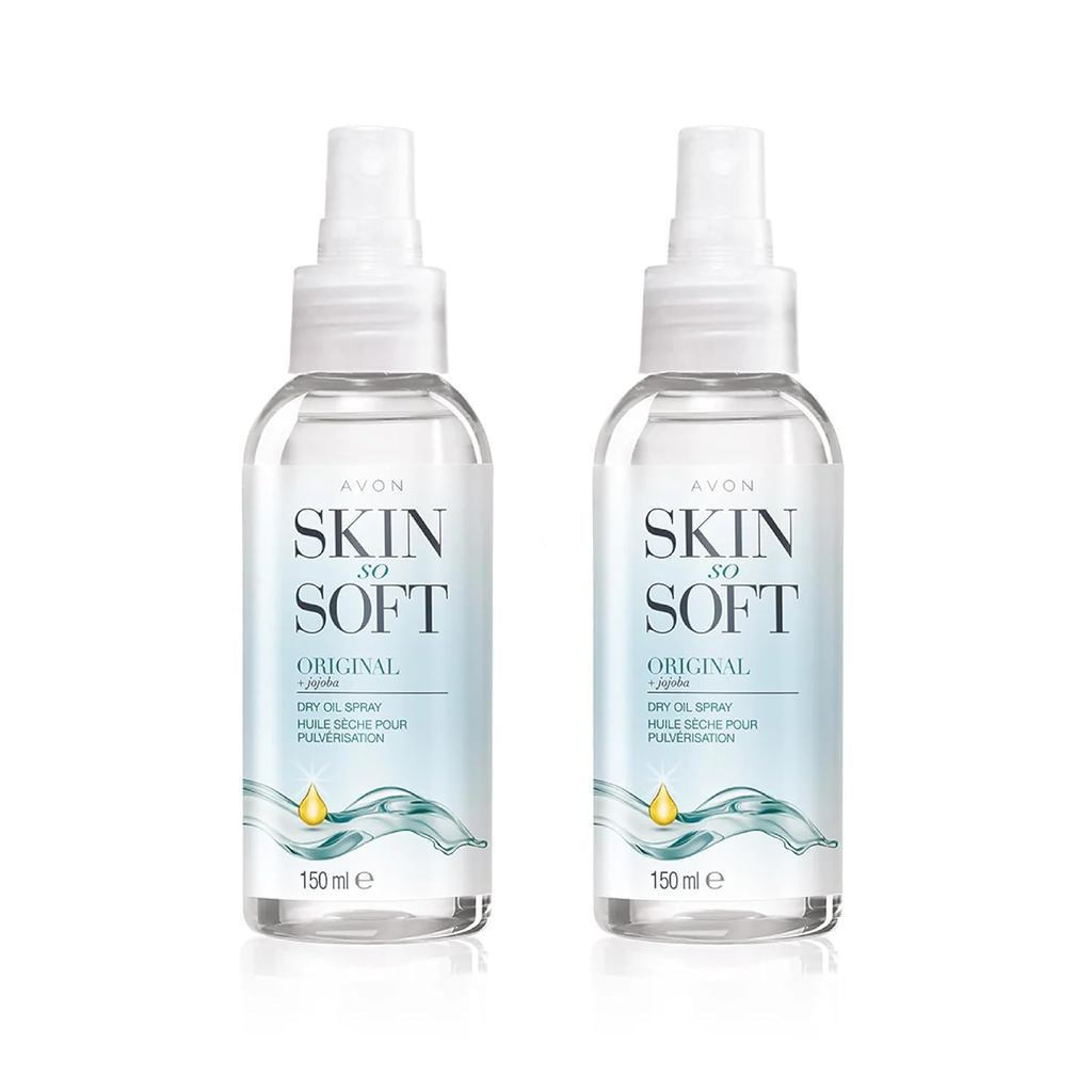 Xịt dầu khô Jojoba chính hãng AVON AVON SKIN SO SOFT (5 Fl. Oz) Mỗi vật phẩm thân thiện với môi trườ
