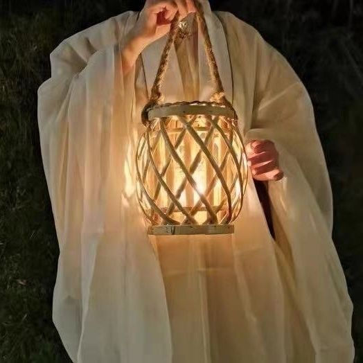 Ancient objects12y New hand-held props, ancient-style lanterns, lanterns, Hanfu woven hand-held phot