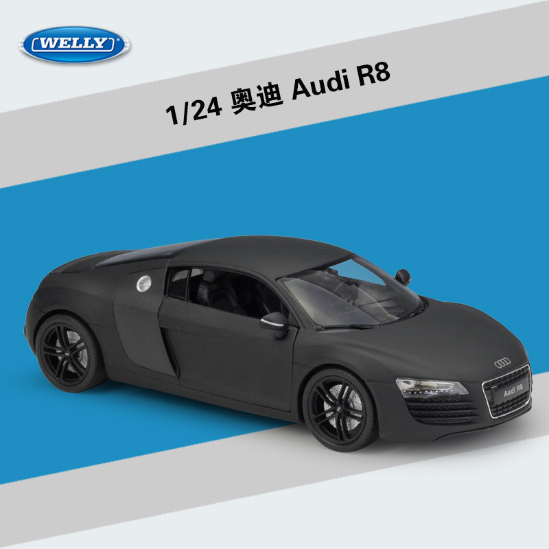 GMR Đồ Chơi MR2 M1 WELLY WELLY Willie 1: 24 Audi Audi R8 Mô Phỏng Hợp Kim Xe Mô Hình Quà Tặng Trang 