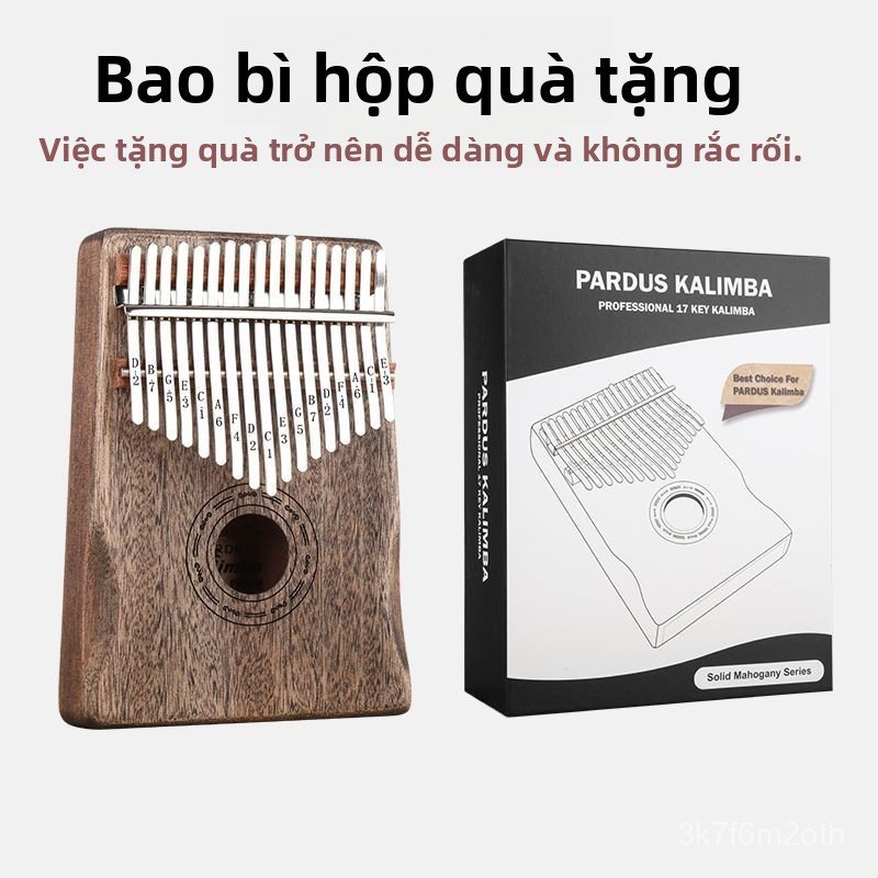 Đàn kalimba 17 phím 21 phím hộp quà tặng sinh nhật thương hiệu Gecko dễ học mini giao nhanh hàng chu