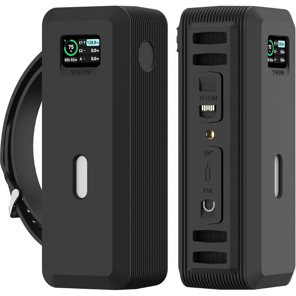 Ốp lưng cho Anker 737 Power Bank (24000mAh 3 cổng) Lỗ đai ốc 1 / 4 inch, Lưu trữ thẻ SD / SIM Tương 