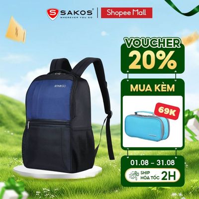 Balo Laptop STARGO GRATIS 15.6 Inch Chống Sốc Vải Nhẹ Bền Nhiều Ngăn Độ Bền Cao Chất Liệu Cao Cấp