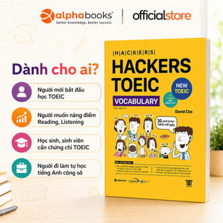 Sách - Hackers TOEIC Vocabulary - Tự học Toeic mỗi ngày (Gamma Books)