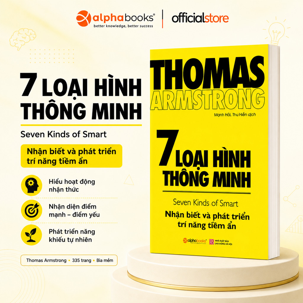 Sách - 7 Loại Hình Thông Minh (Tái Bản Mới Nhất) (Alpha Books)