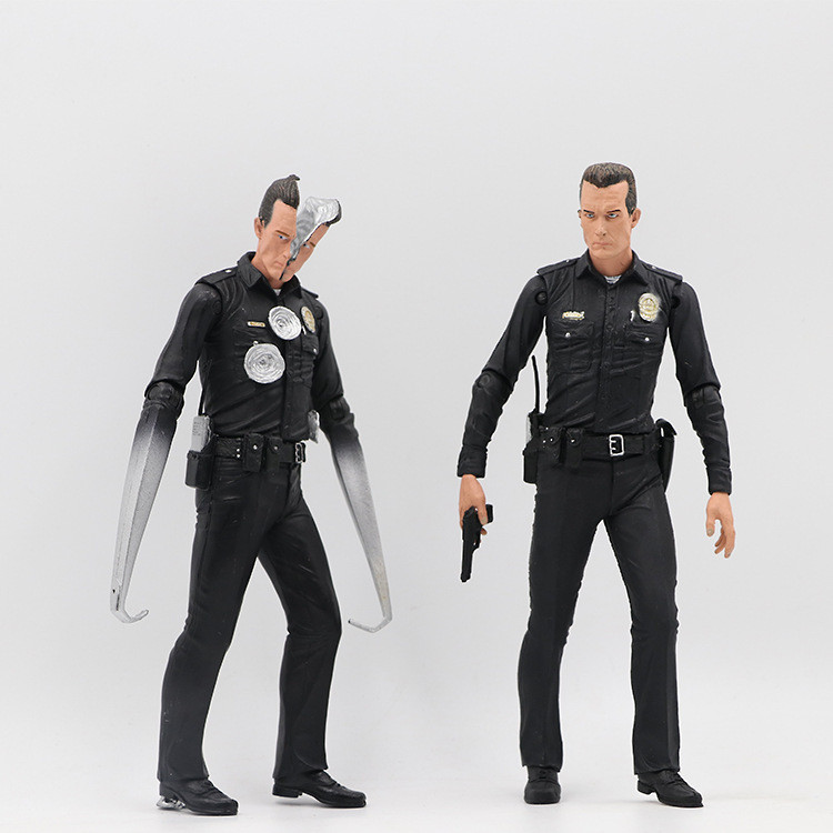 Terminator Series T1000 Nhân Vật Hành Động 7 Phần Đổi Đầu Mô Hình Phim NECA