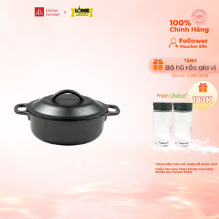 Nồi gang lodge - 20.3cm,1.8l sử dụng được trên mọi loại bếp
