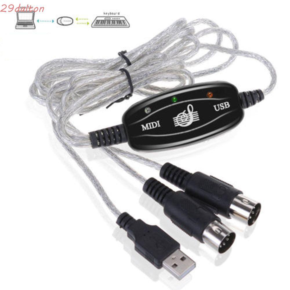 DALTON MIDI sang cáp USB Thiết bị âm thanh Giao diện MIDI chuyên nghiệp Dây nhạc âm thanh cho bàn ph