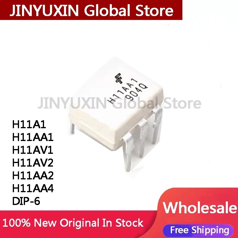 5 chiếc H11A1 H11AA1 H11AV1 H11AV2 H11AA2 H11AA4 DIP-6 Optocoupler IC Chip Còn Hàng Bán Buôn