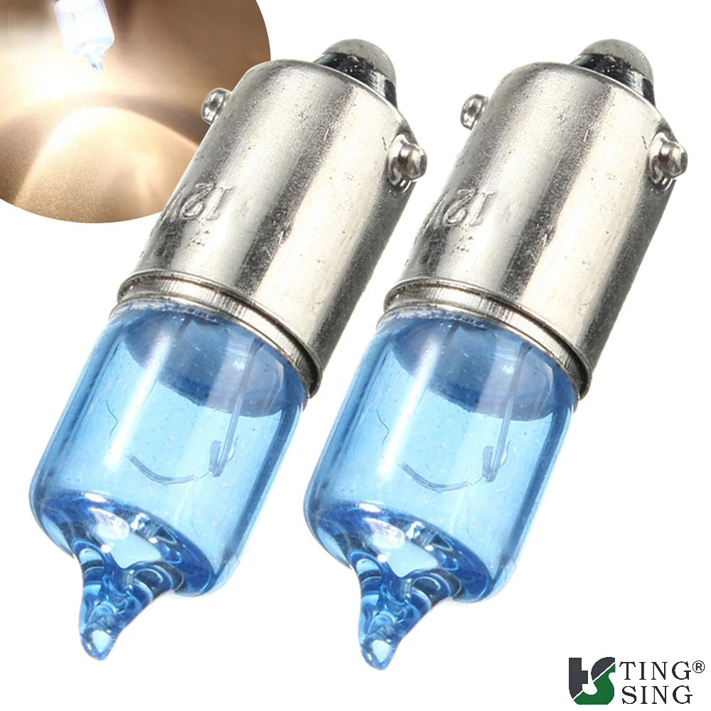 2 Chiếc 6W BAX9S H6W Siêu Trắng 5000K Xe Ô Tô Tự Động Xenon Bóng Đèn Đèn Biến Tín Hiệu Bóng Đèn Nguồ