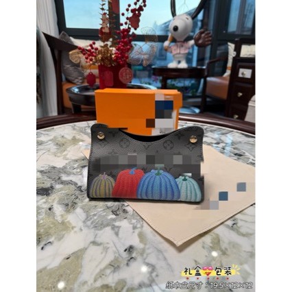 VDH9 Leather tissue box for coffee table, living room, car, home decoration ins Gift box packaging