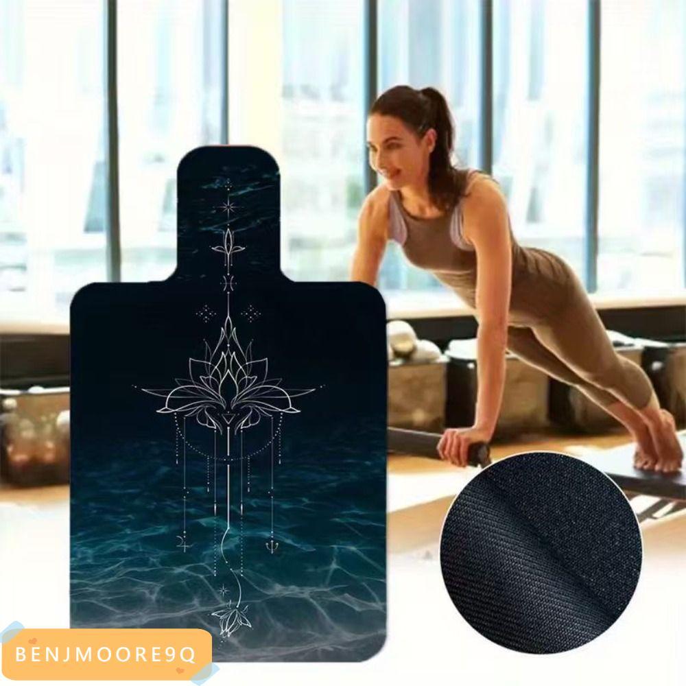 Thảm cải cách Pilates BENJMOORE9Q, Thảm Pilates lông cừu siêu mỏng, Máy cải cách Pilates chống trượt