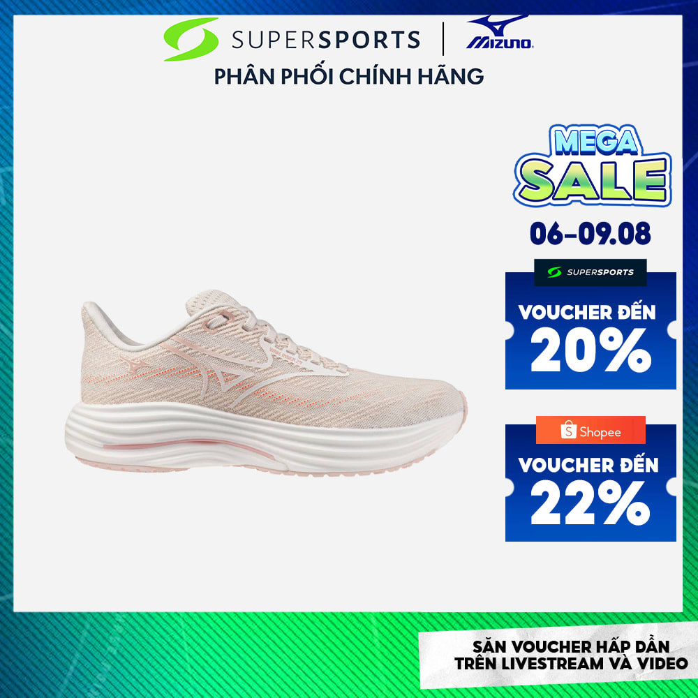 Giày Chạy Bộ Nữ Mizuno Wave Rider 29 - Hồng - J1GD250373