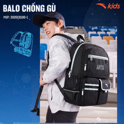 ANTA KIDS Balo Trẻ Em Dành Cho Bé Trai Và Bé Gái, Nhẹ, Đệm Lưng Êm Ái, Ba lô trẻ em 3926C8196 balo nhiều ngăn