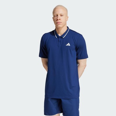 adidas Quần vợt & Padel Tennis Áo Polo Piqué Climacool Tennis Club Nam Màu xanh da trời JF8425