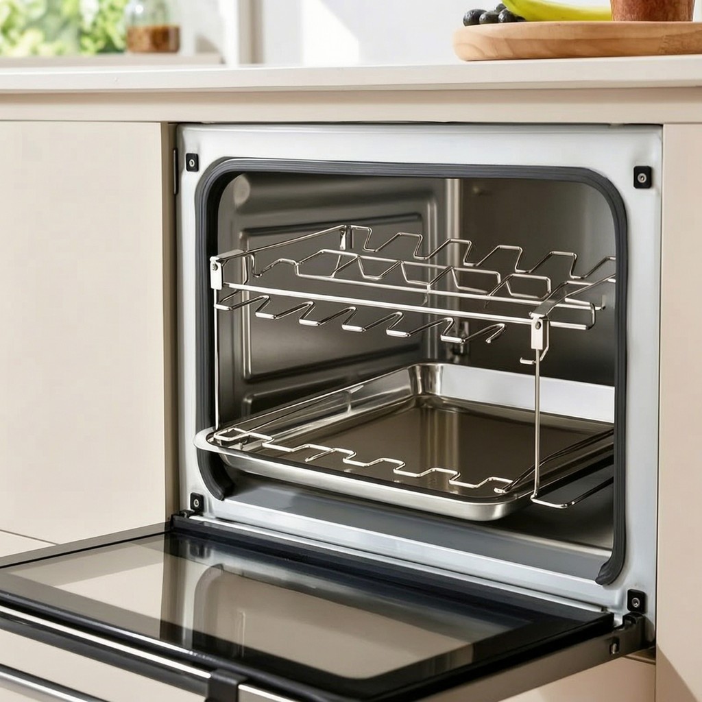 2 Miếng Giá Chân Gà Có Khay Thoát Nước Chắc Giá Chân Gà Chống Rỉ Sét Chịu Lực Nặng Cho Bếp Gia Đình,