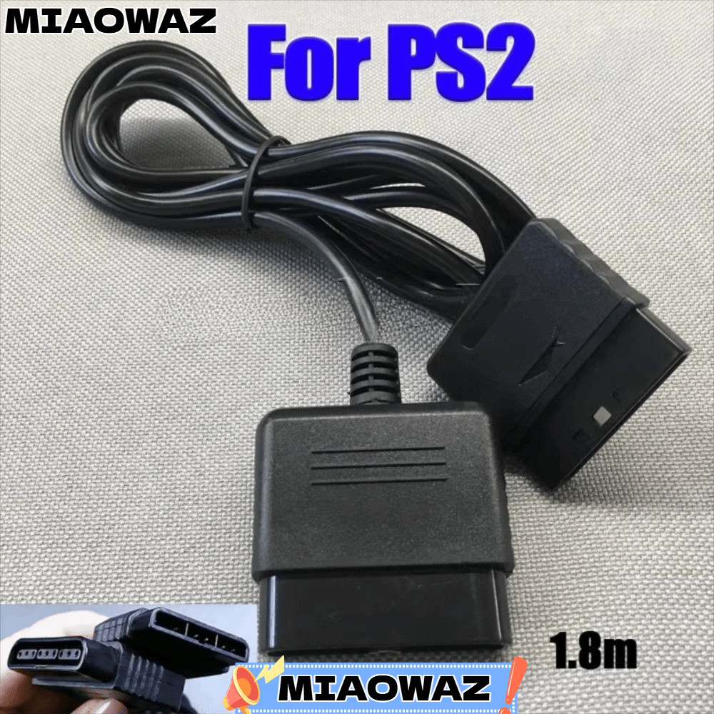 Cáp nối dài bộ điều khiển MIAOWAZ, đầu chuyển đực sang cái cho tay cầm, dây mở rộng gamepad 1.8m kết