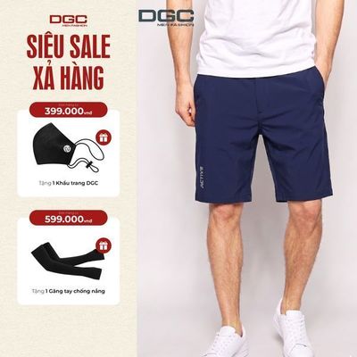Quần sooc nam SQSBD10M-S - Quần Short túi chéo trước, túi hậu sau dùng khóa cước