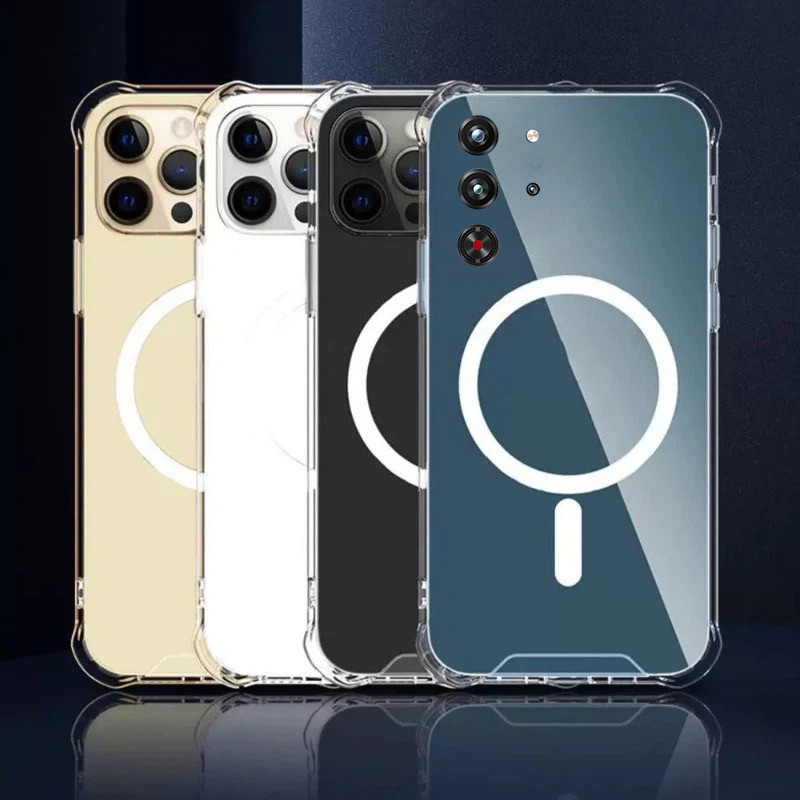 Ốp lưng Cho Redmagic 10 10S Pro Plus 10 Air Back Cover Đệm Không Khí Silicon Mềm Trong Suốt Chống Số