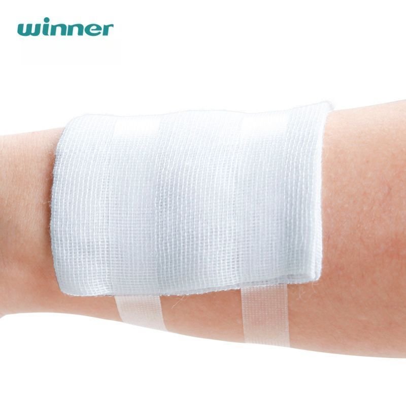 Gạc y tế chắc chắn, tấm gạc vô trùng, miếng dán vết thương dùng một lần, băng gạc khử trùng y tế, bă