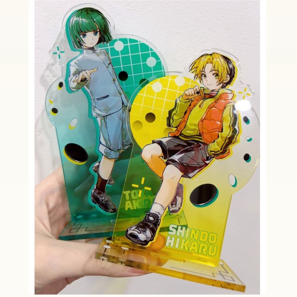 Hikaru No Go Acrylic Đứng Hikaru Shindo Akira Toya Hình Hiển Thị Anime Hàng Bộ Sưu Tập Trang Trí Bàn