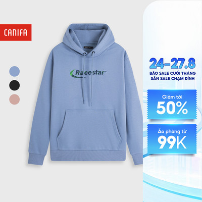 Áo nỉ có mũ unisex người lớn CANIFA 5TW25W001