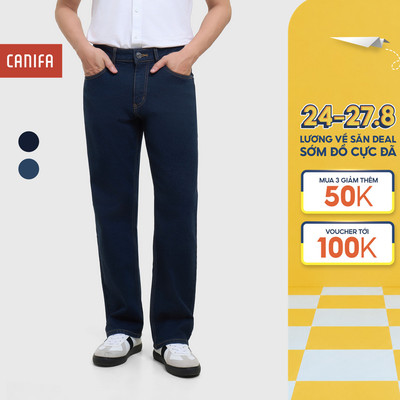 Quần jeans nam CANIFA dáng cơ bản form vừa 8BJ26S001