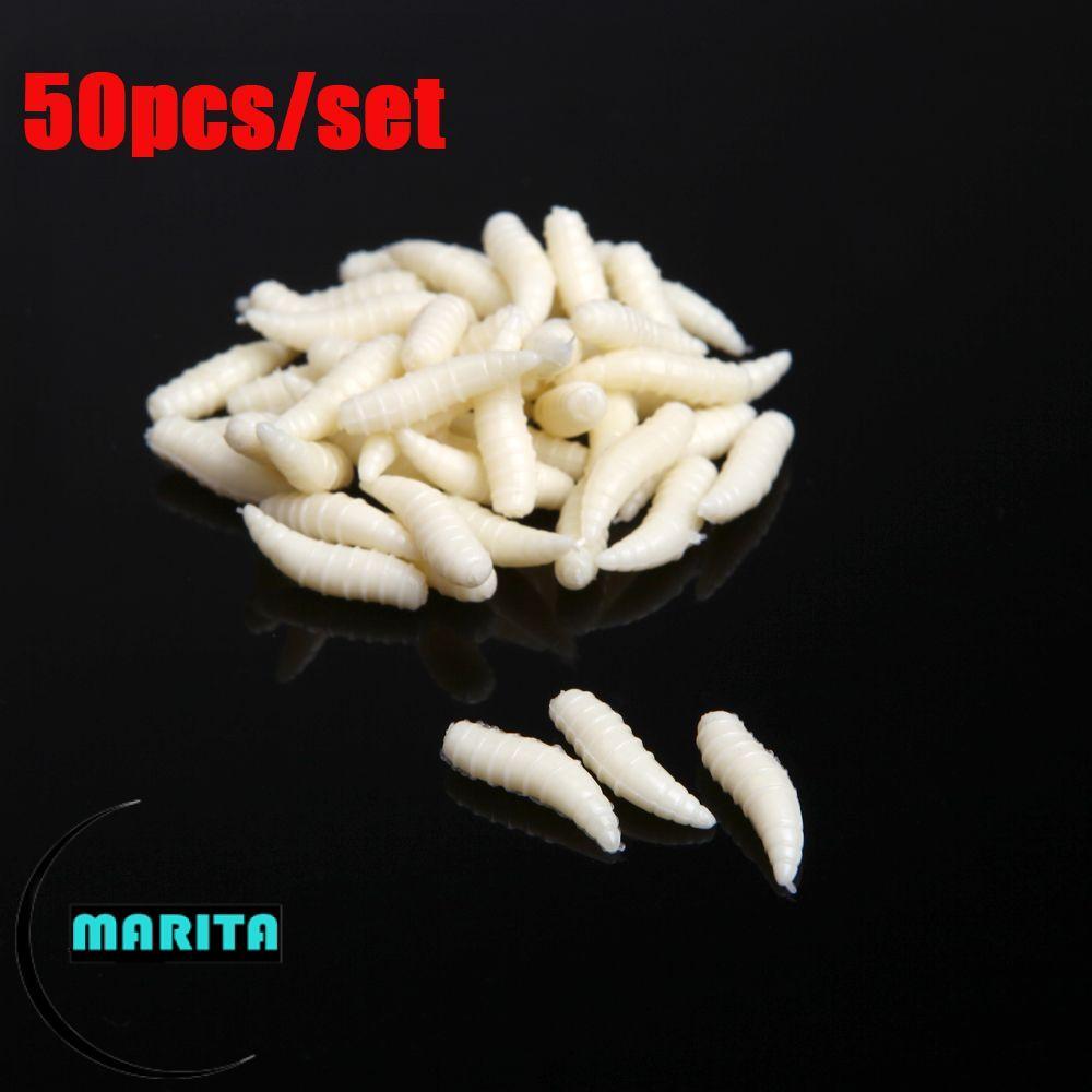 MARITA 50 Chiếc Mồi Câu Cá Giun Thiết Thực Nóng Như Thật Thỏi Hình Dạng Giải Quyết