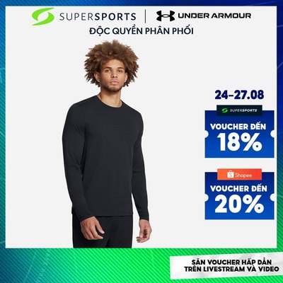 Áo Thun Tay Dài Nam Under Armour Meridian Long Sleeve - Đen - 1386975-001