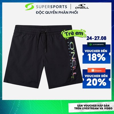 Quần Ngắn Đi Biển Bé Trai O'Neill Cali Retro 14" - Đen  - 4800033-19010
