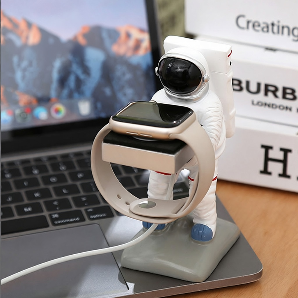 Đế Đồng Hồ Spaceman Sáng Tạo Spaceman Đồng Hồ Đế Sạc Patriot Phi Hành Gia Lưu Trữ Hiển Thị Chân Đế N