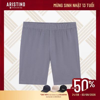 Quần Short thể thao nam Aristino chất liệu cotton mềm xốp thấm hút mồ hôi tốt ASOR010S0