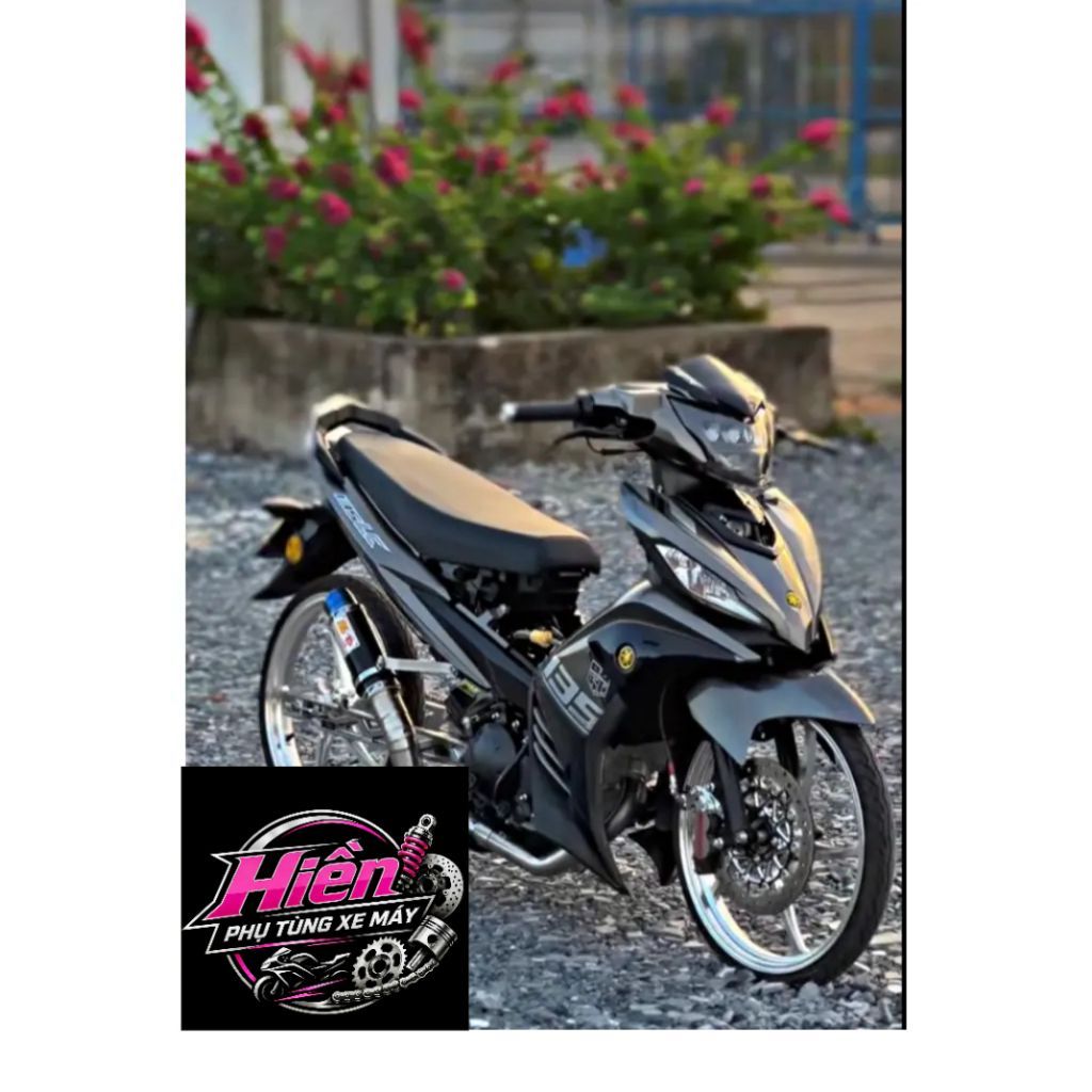 DÀN ÁO EXCITER 135 XÁM ĐEN MẪU TEM LC135