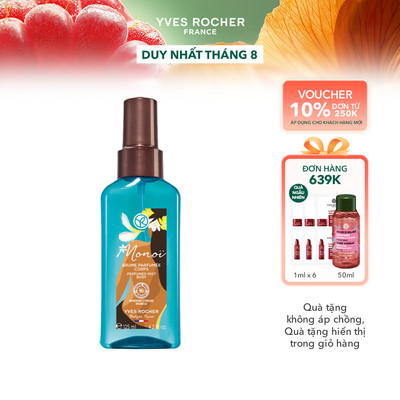 Xịt thơm toàn thân hương hoa Tiaré Yves Rocher Monoi 125ml
