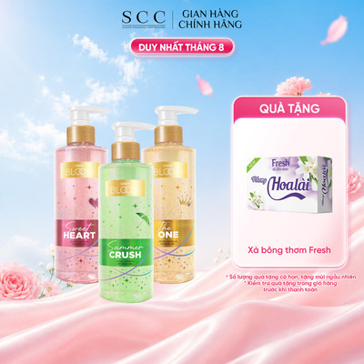 Sữa Tắm Nước Hoa Ánh Nhũ Cao Cấp Cindy Bloom Jewel Sparkle Shower Gel Summer Crush 480g Hỗ Trợ Dưỡng Ẩm Và Dưỡng Sáng