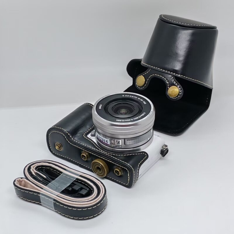 Thích hợp cho Túi đựng máy ảnh Sony a5100 Micro Single a5000 Retro Bảo vệ toàn diện Vỏ da nex3n Túi 